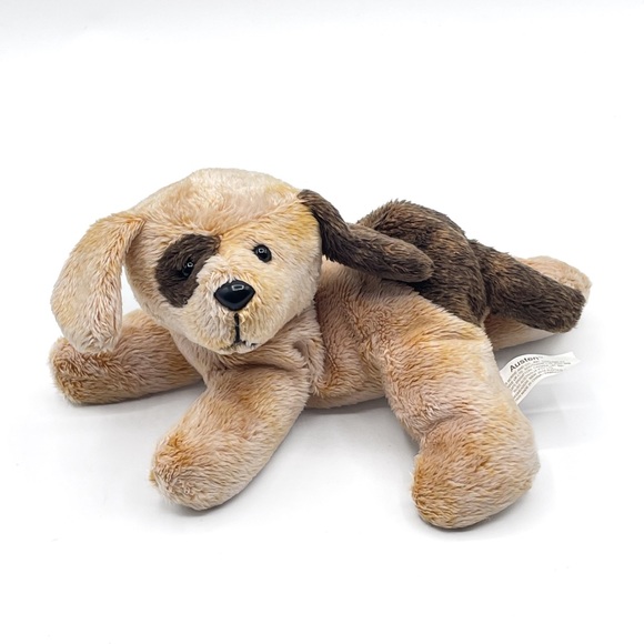 Russ Luv Pets Puppy Dog Tan Brown Austen Floppy Bean Bag Plush - Picture 1 of 6